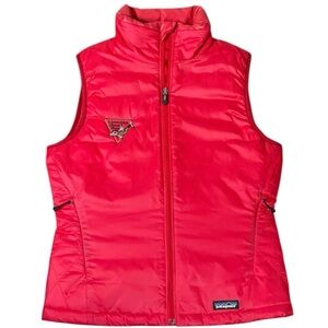 Patagonia Micro Puff Full Zip Vest Red Langara Island Lodge